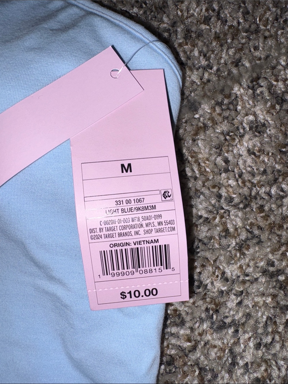 Wild Fable White Square Neck Tee & Light Blue Halter Tank Set - Picture 8 of 11